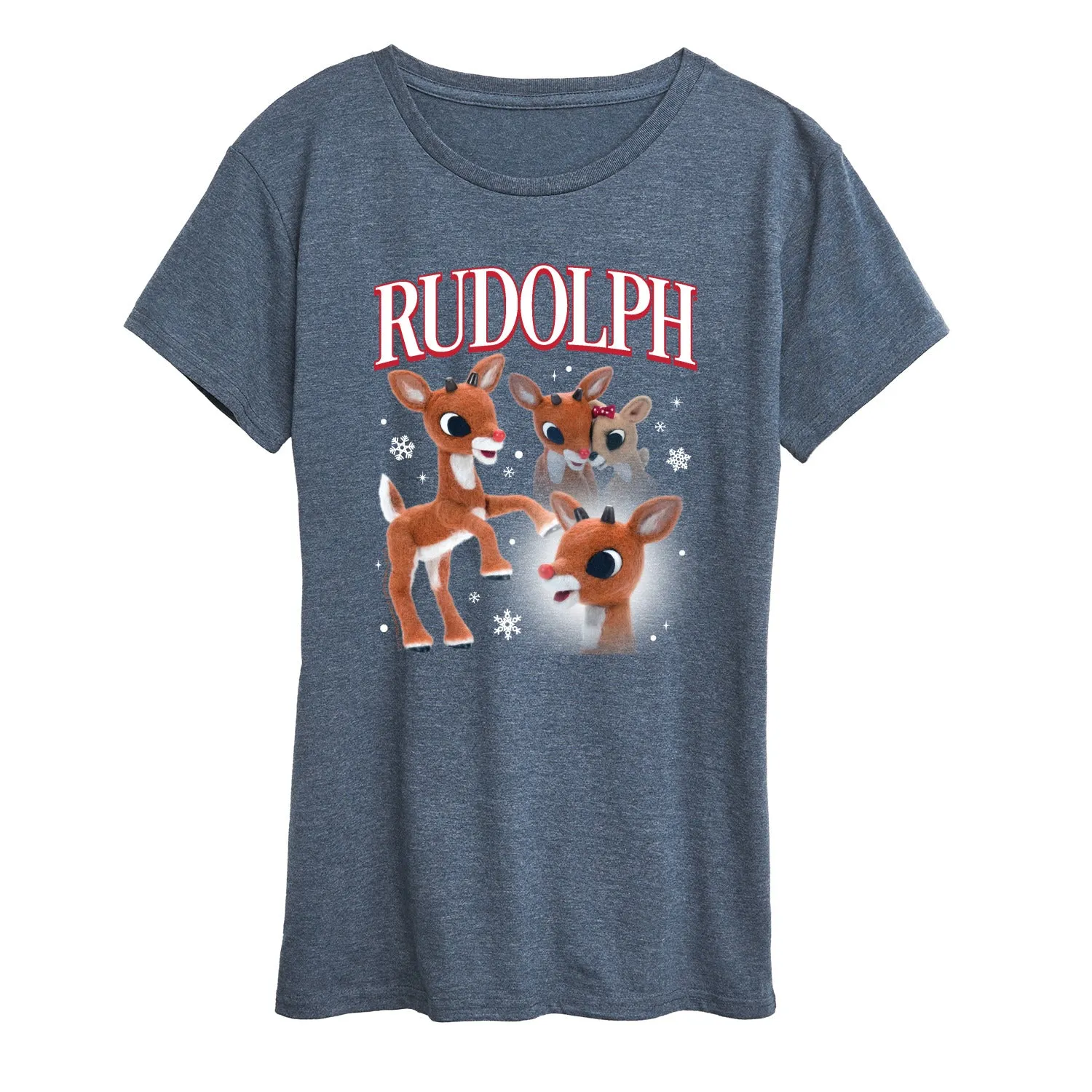 Rudolph - Rudolph Bootleg - Women's Short Sleeve Graphic T-Shirt sold by Zulily product image thumbnail 2