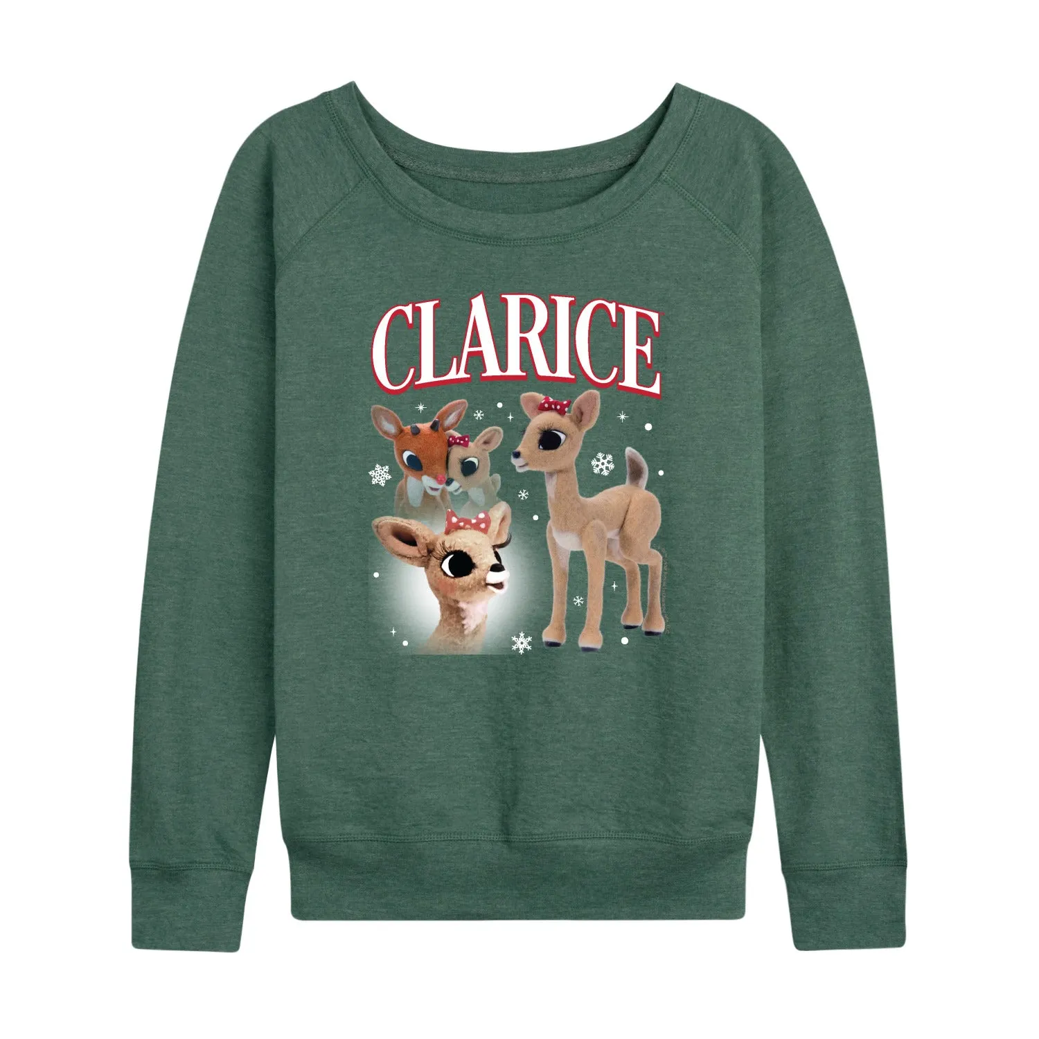 Rudolph - Clarice Bootleg - Women's French Terry Long Sleeve Pullover sold by Zulily product image thumbnail 4