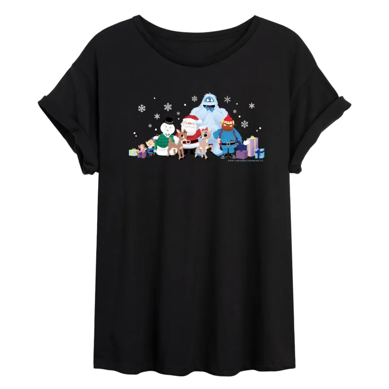 Rudolph - Rudolph - Women's Oversized Graphic T-Shirt sold by Zulily