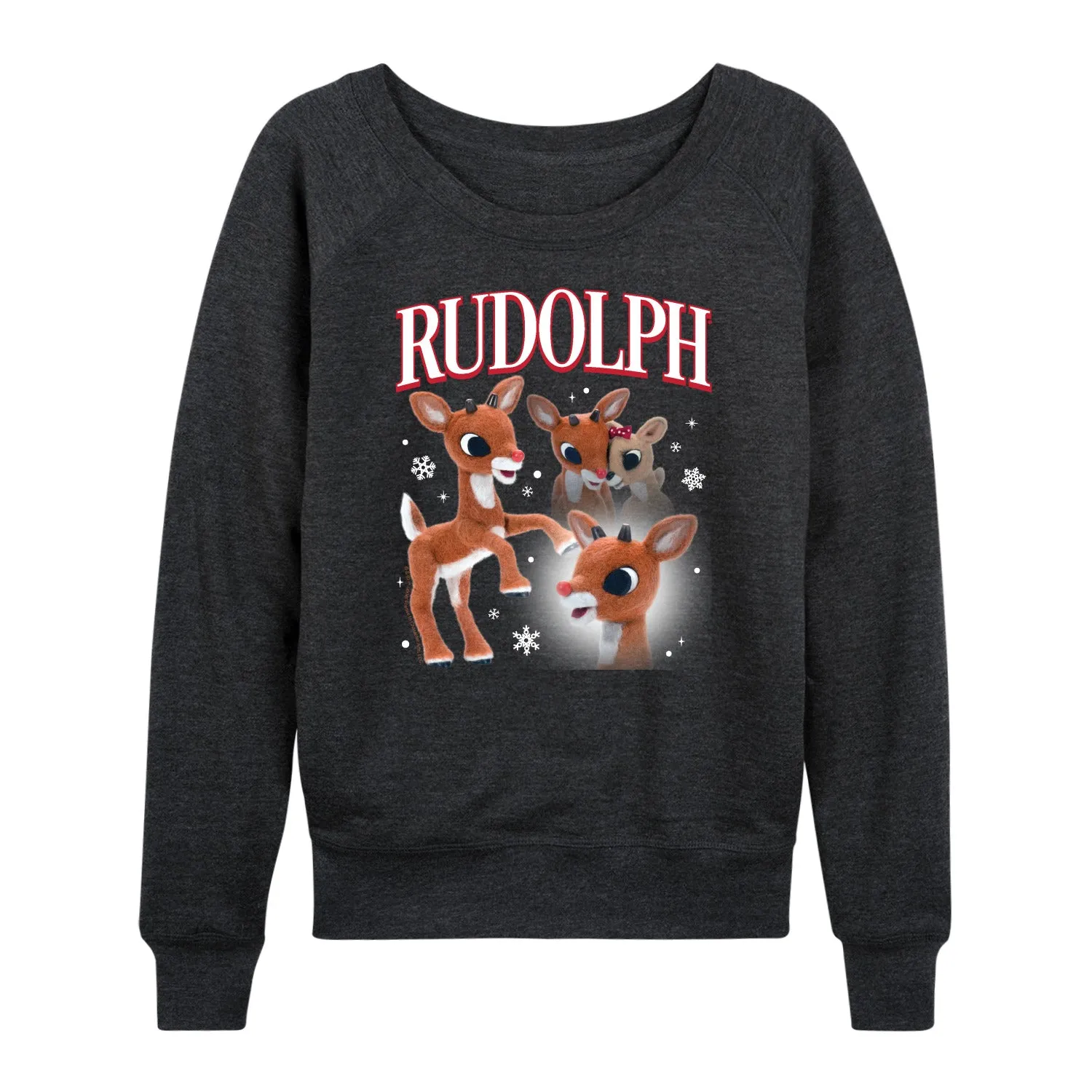 Rudolph - Rudolph Bootleg - Women's French Terry Long Sleeve Pullover sold by Zulily product image thumbnail 2