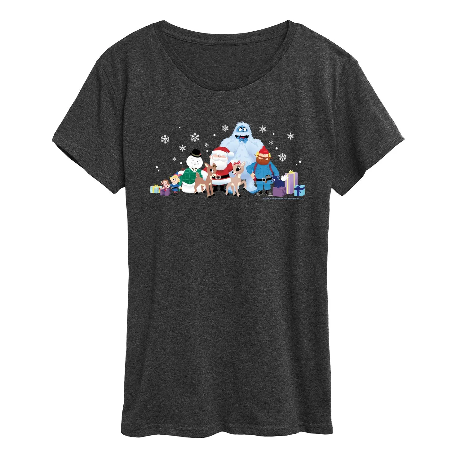 Rudolph - Rudolph - Women's Short Sleeve Graphic T-Shirt sold by Zulily product image thumbnail 3