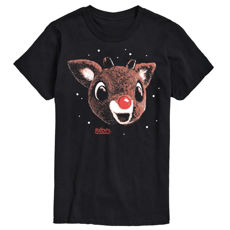 Rudolph - Rudolph Portrait - Men's Short Sleeve Graphic T-Shirt sold by Zulily