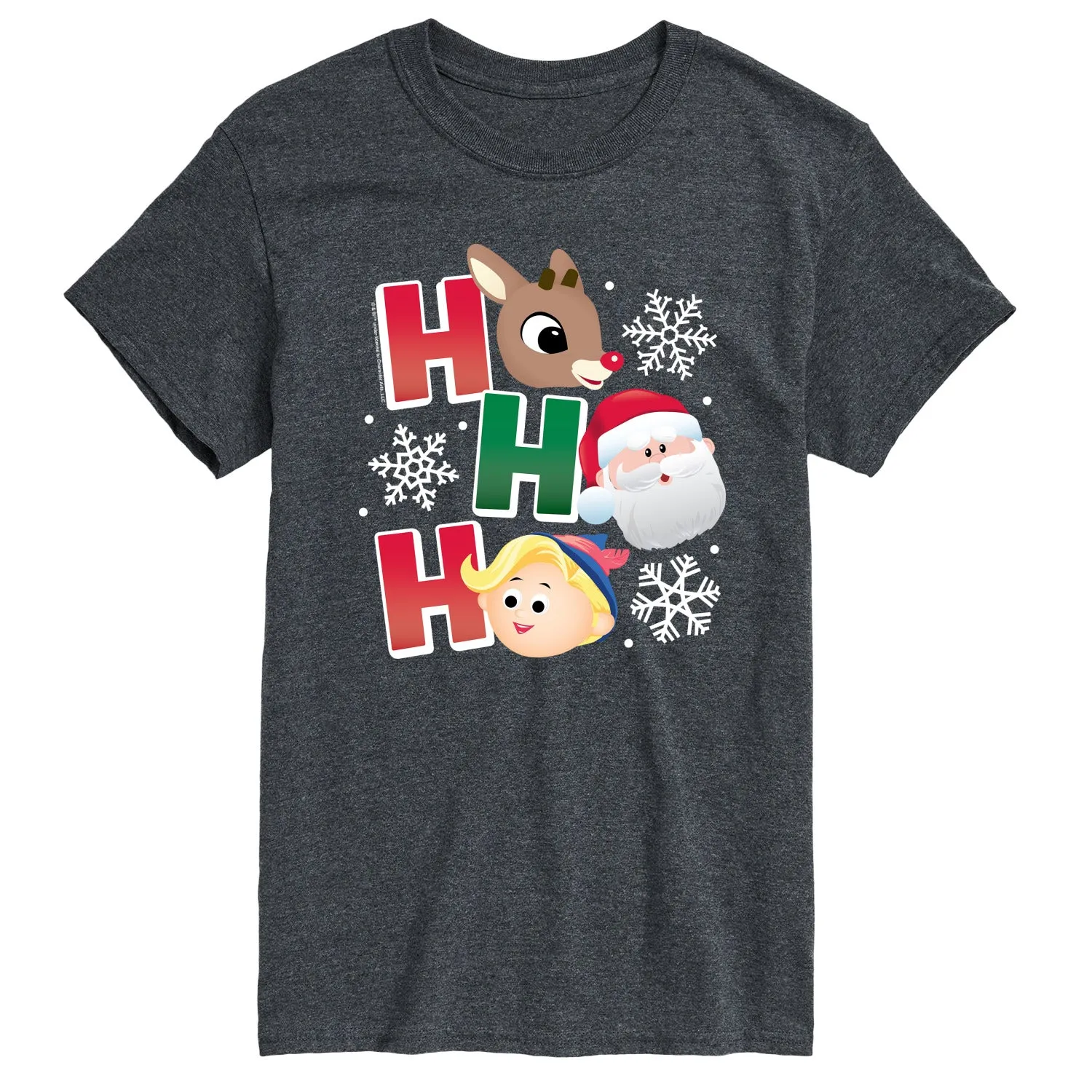 Rudolph - Rudolph Ho Ho Ho - Men's Short Sleeve Graphic T-Shirt sold by Zulily product image thumbnail 3