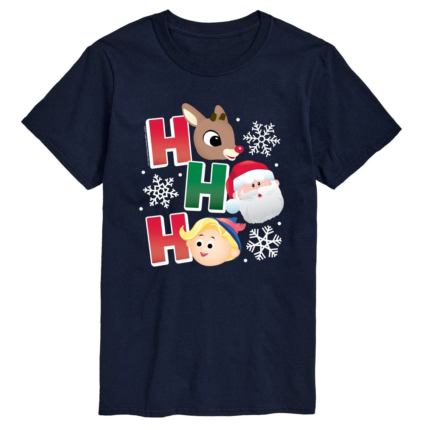 Rudolph - Rudolph Ho Ho Ho - Men's Short Sleeve Graphic T-Shirt sold by Zulily product image thumbnail 4