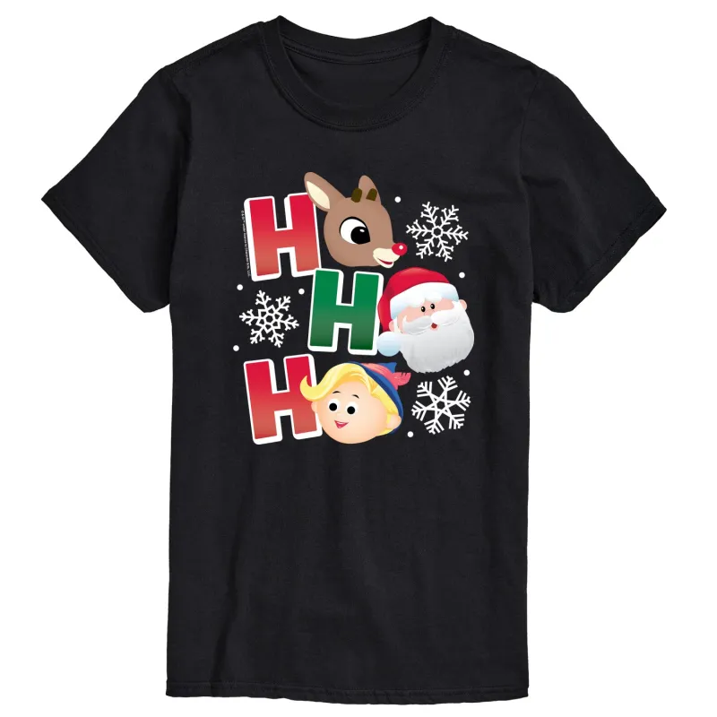Rudolph - Rudolph Ho Ho Ho - Men's Short Sleeve Graphic T-Shirt sold by Zulily