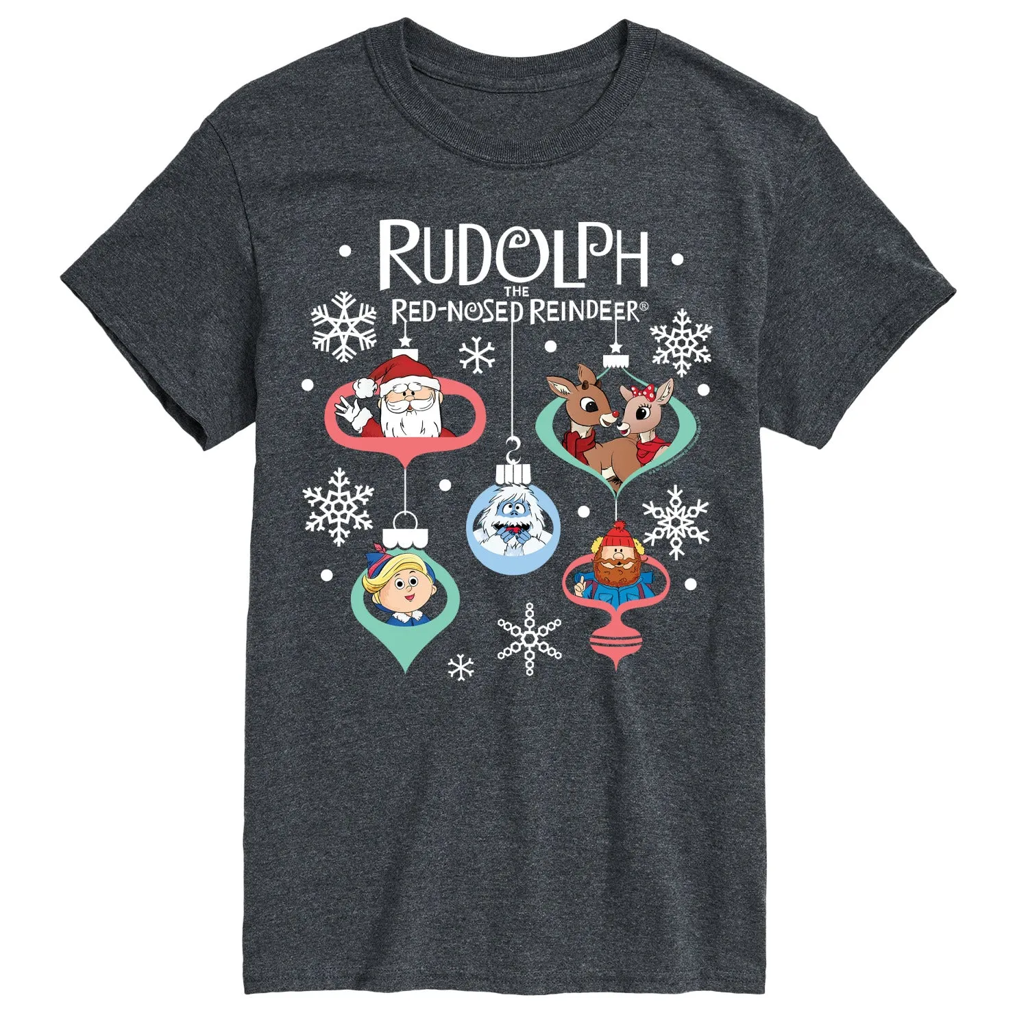 Rudolph - Rudolph Ornaments - Men's Short Sleeve Graphic T-Shirt sold by Zulily product image thumbnail 3