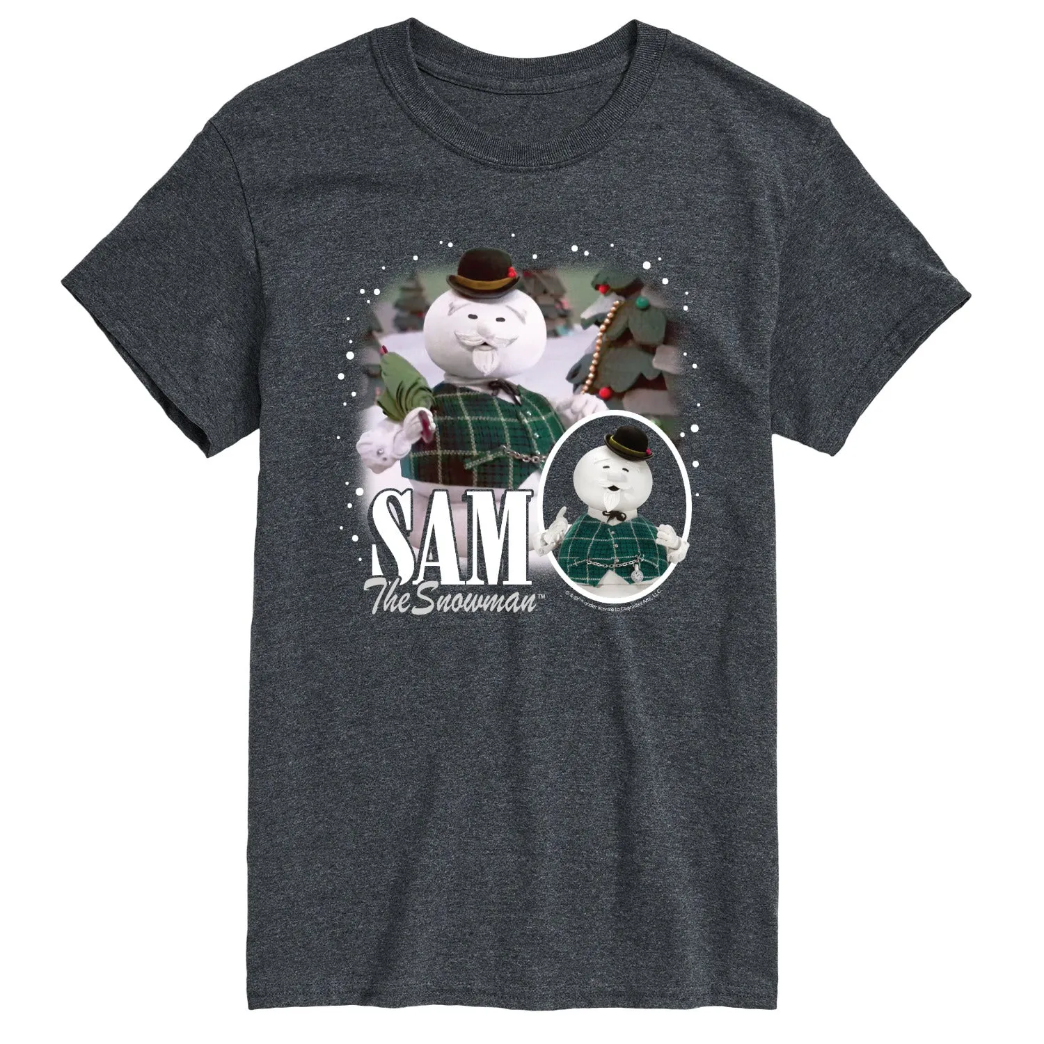 Rudolph - Sam The Snowman Bootleg - Men's Short Sleeve Graphic T-Shirt sold by Zulily product image thumbnail 3
