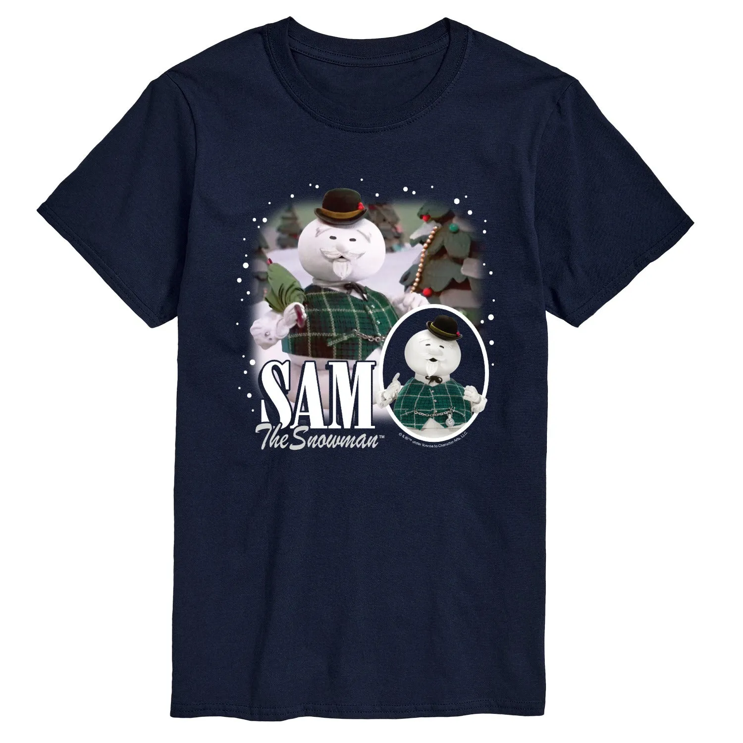 Rudolph - Sam The Snowman Bootleg - Men's Short Sleeve Graphic T-Shirt sold by Zulily product image thumbnail 4