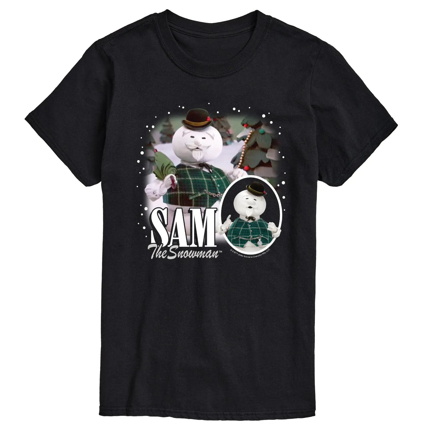 Rudolph - Sam The Snowman Bootleg - Men's Short Sleeve Graphic T-Shirt sold by Zulily