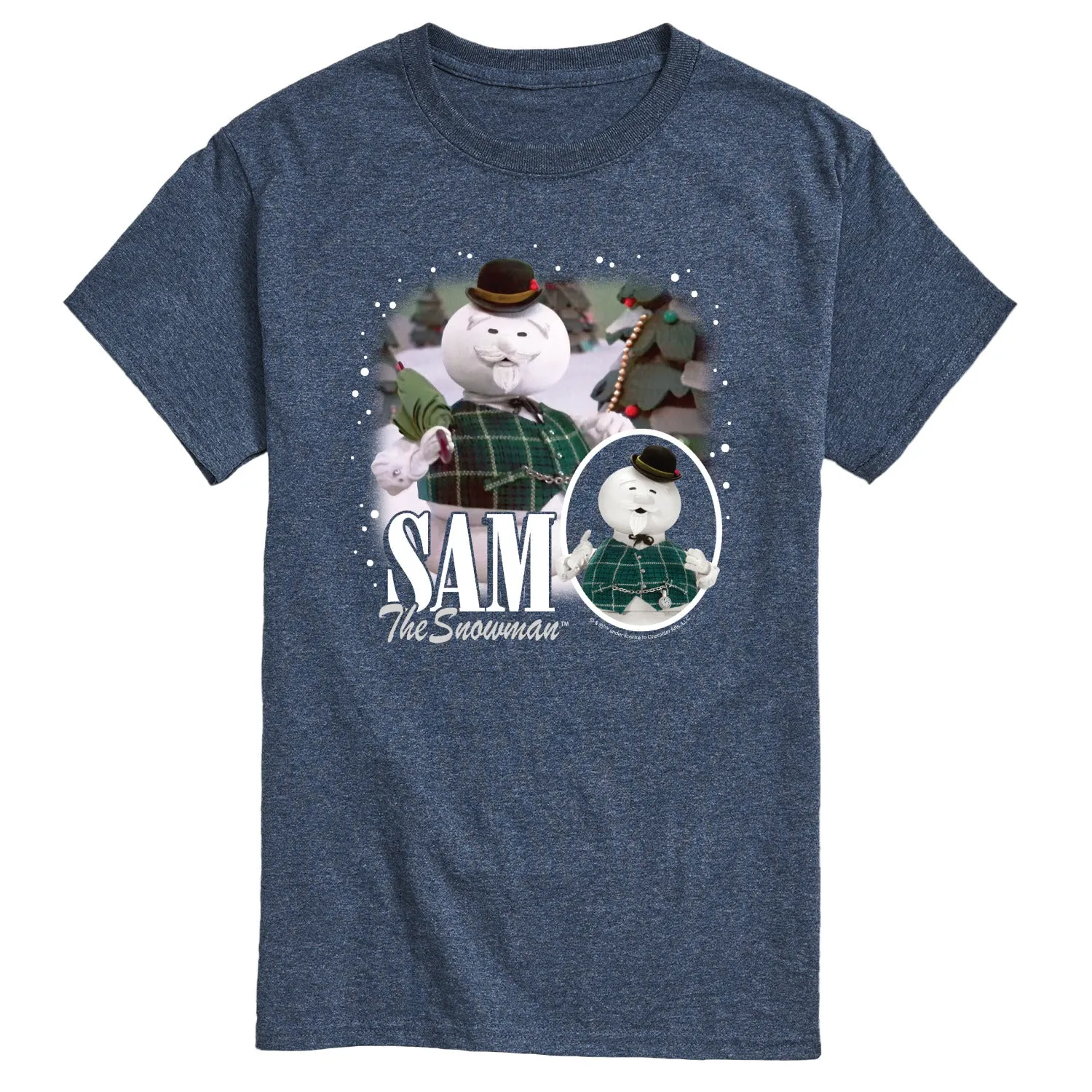 Rudolph - Sam The Snowman Bootleg - Men's Short Sleeve Graphic T-Shirt sold by Zulily product image thumbnail 2