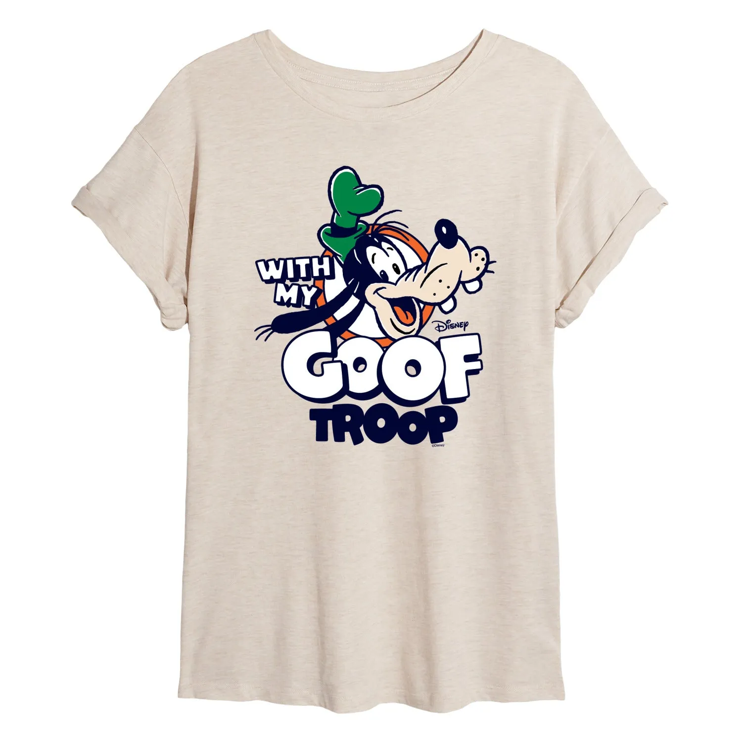 Disney - My Goof Troop - Women's Oversized Graphic T-Shirt sold by Zulily product image thumbnail 3