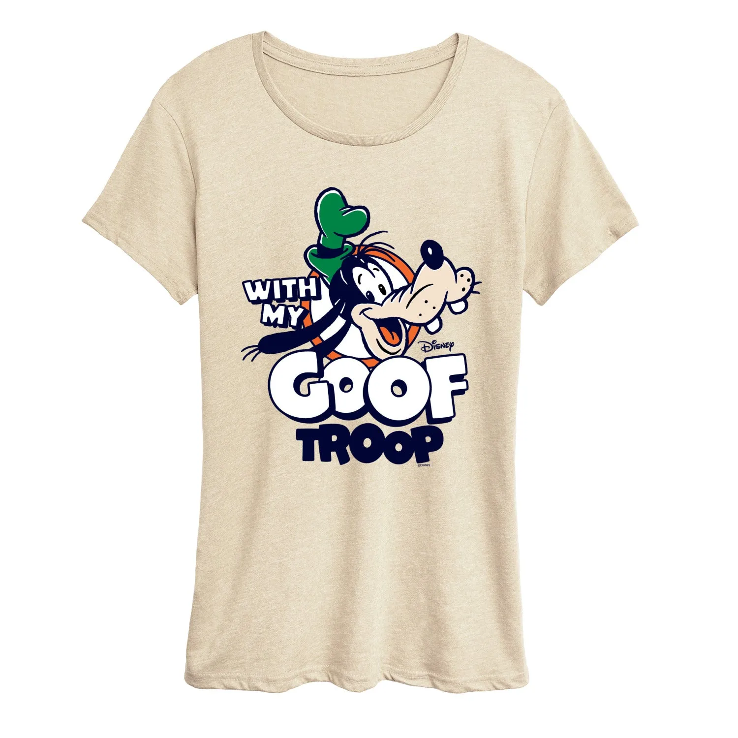 Disney - My Goof Troop - Women's Short Sleeve Graphic T-Shirt sold by Zulily