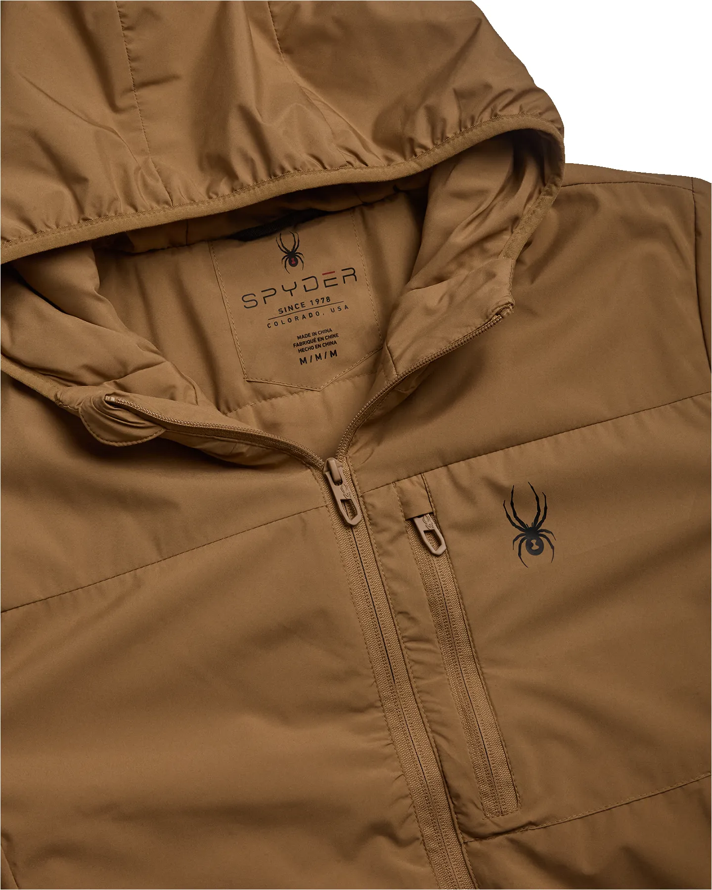 Mens Spyder Lite Jacket - Taupe by Spyder sold by Zulily product image thumbnail 5