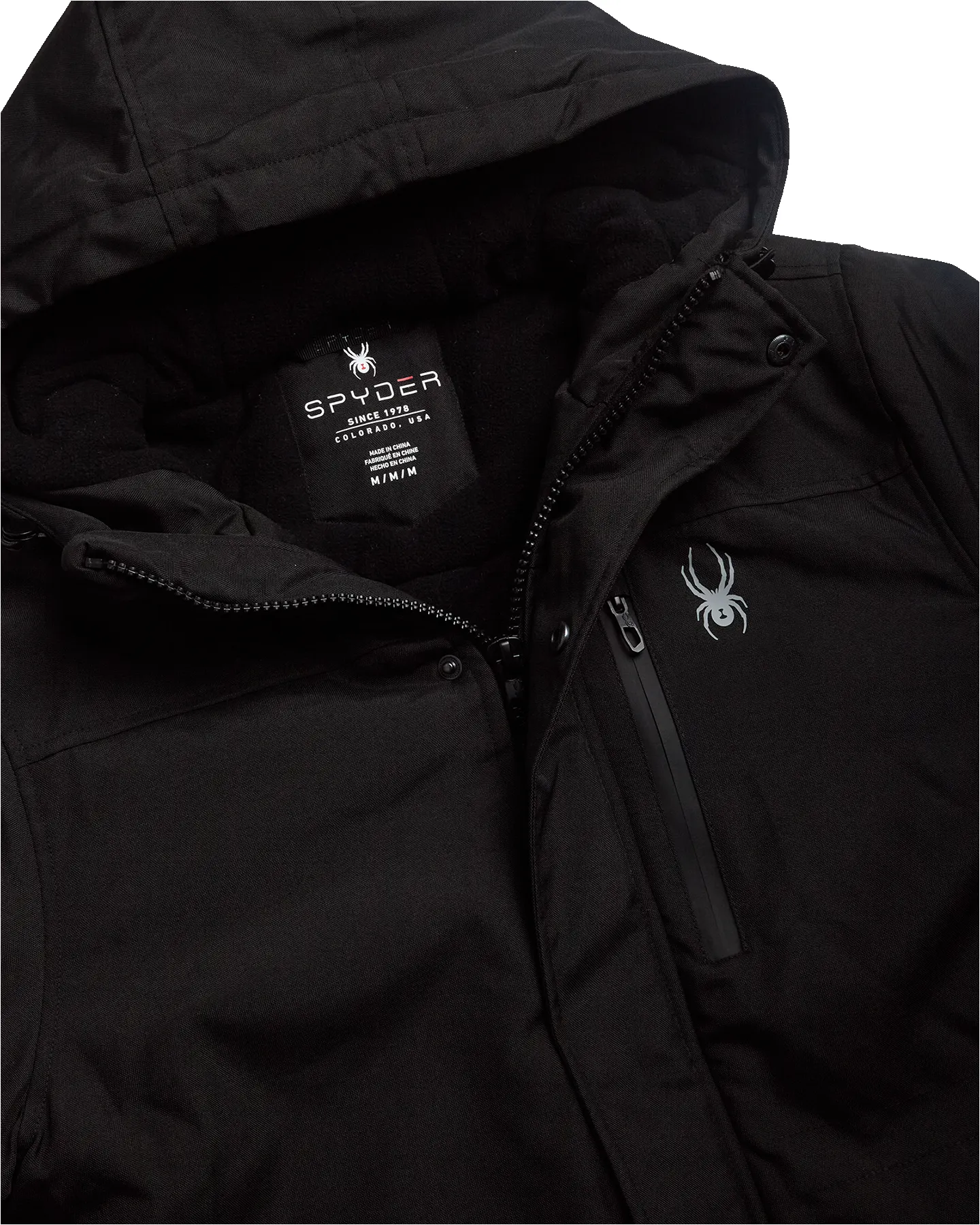 Spyder Mens Parka Jacket - Black sold by Zulily product image thumbnail 5