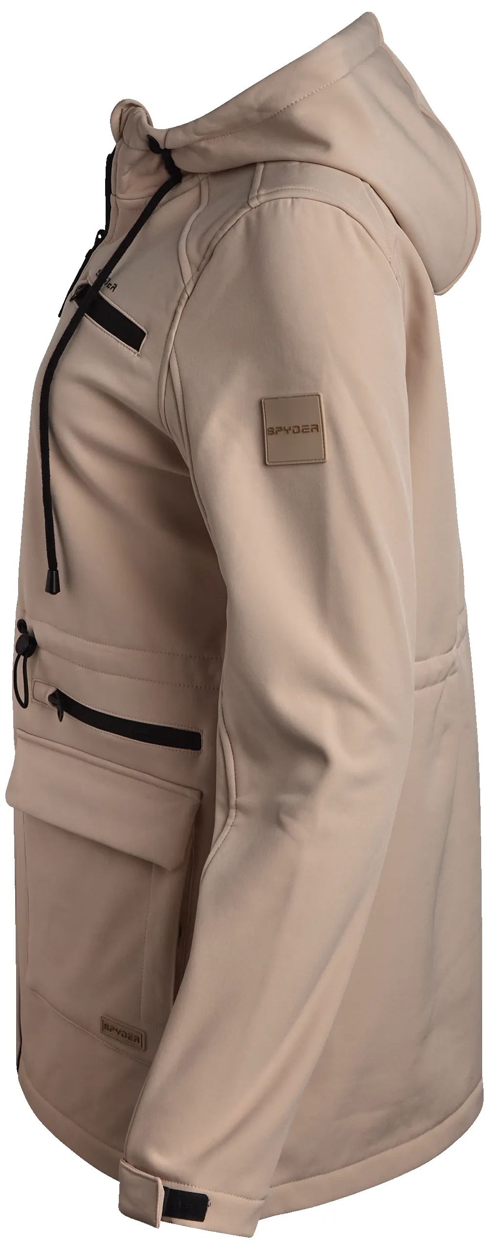 Spyder Womens Long Softshell Jacket - Clay sold by Zulily product image thumbnail 3