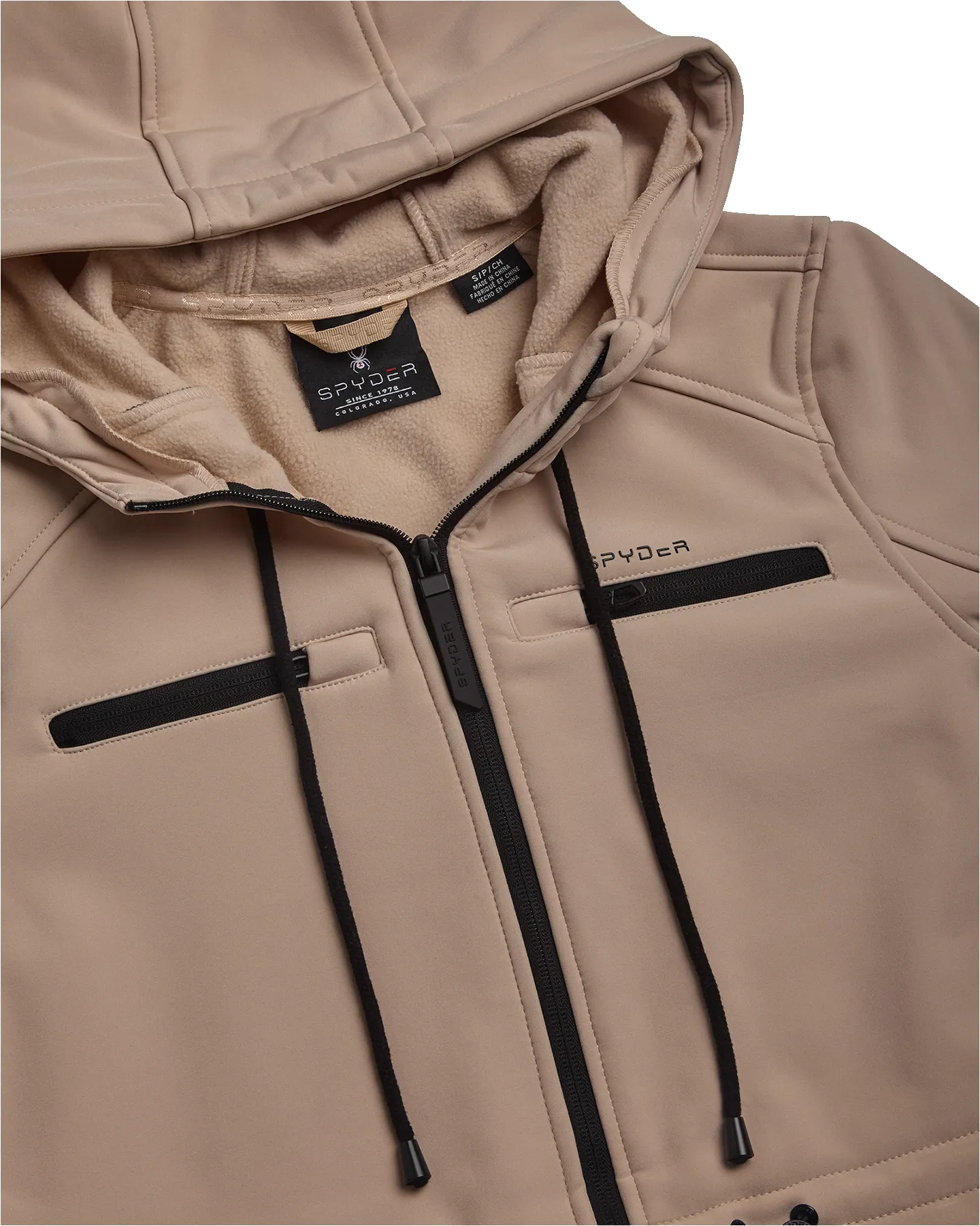 Spyder Womens Long Softshell Jacket - Clay sold by Zulily product image thumbnail 5