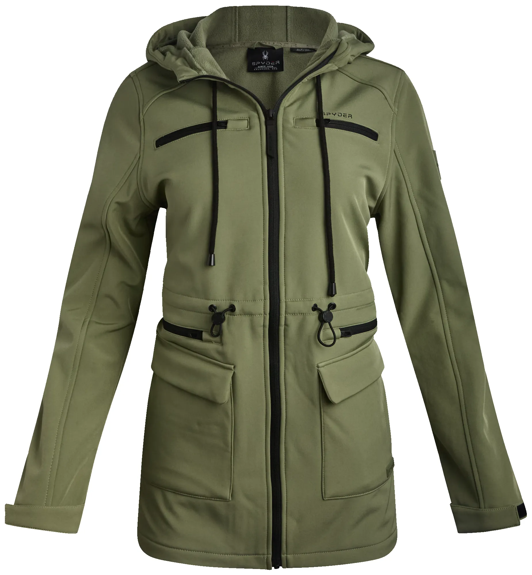 Spyder Womens Long Softshell Jacket - Sage sold by Zulily