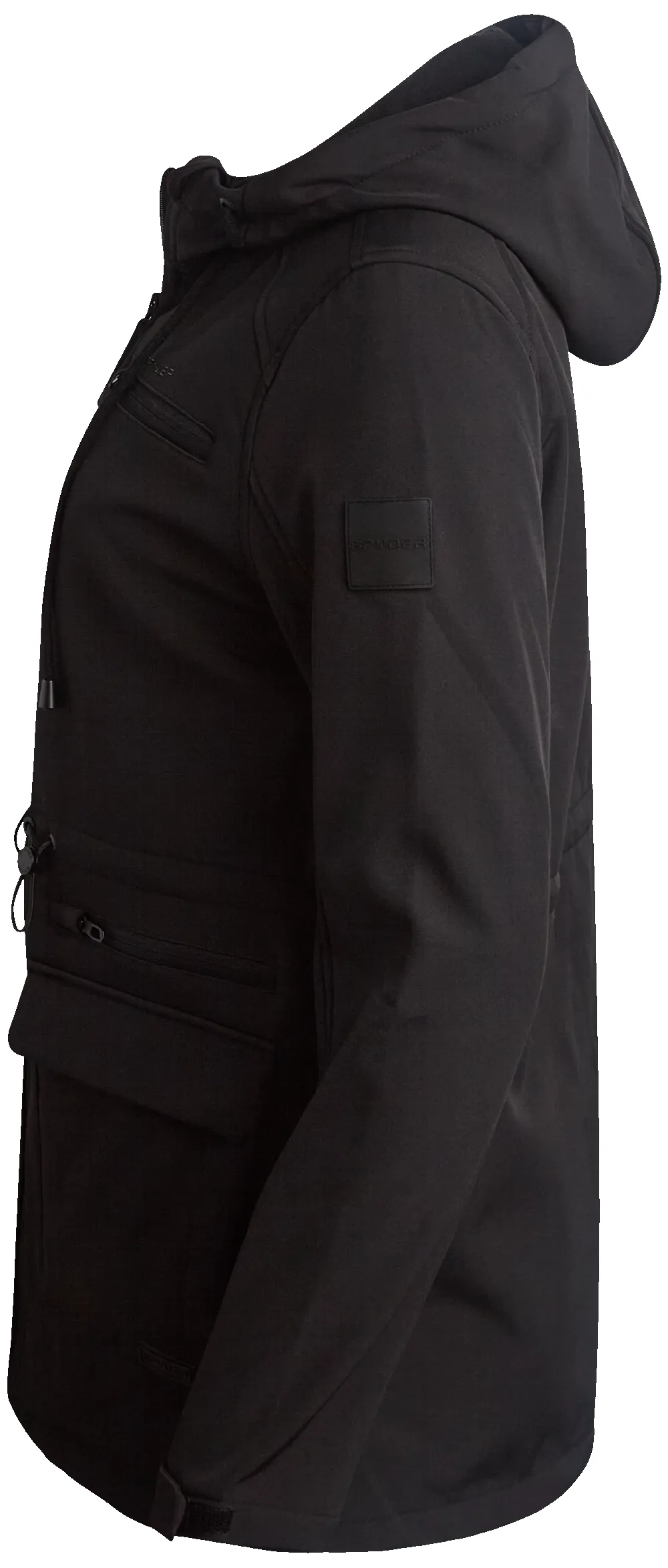 Spyder Womens Long Softshell Jacket - Black sold by Zulily product image thumbnail 3