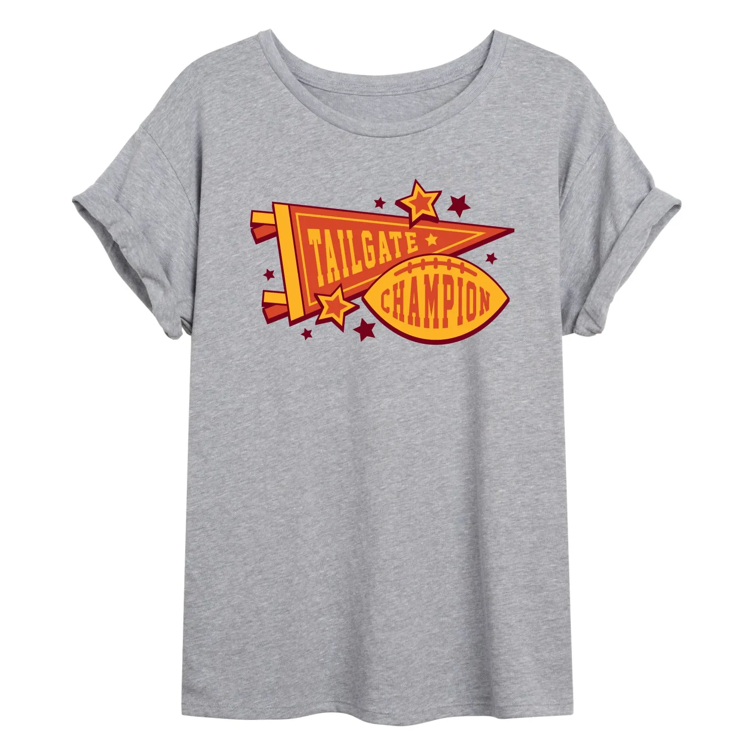 Instant Message - Tailgate Champions - Women's Oversized Graphic T-Shirt sold by Zulily product image thumbnail 3