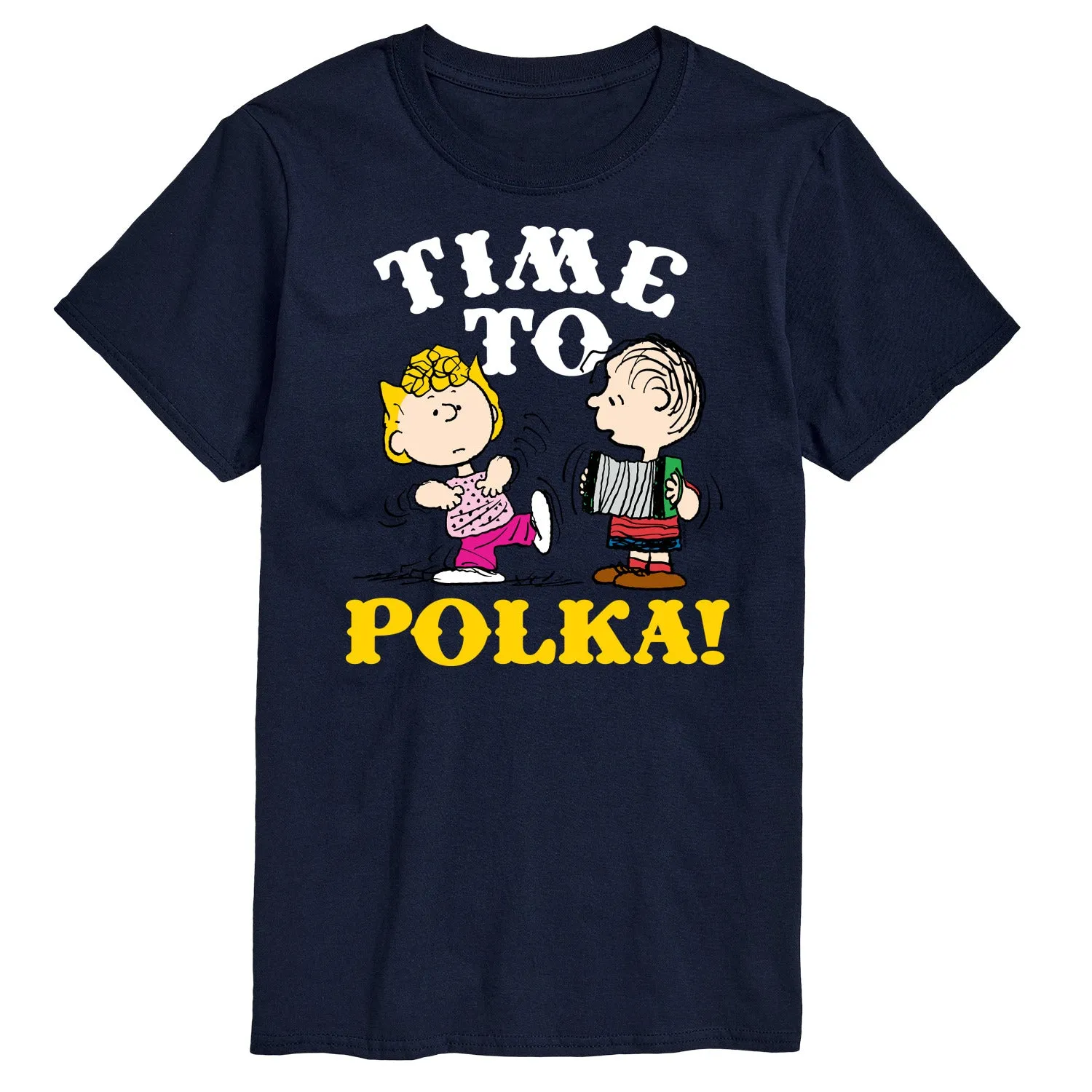 Peanuts - Time To Polka - Men's Short Sleeve Graphic T-Shirt sold by Zulily product image thumbnail 3