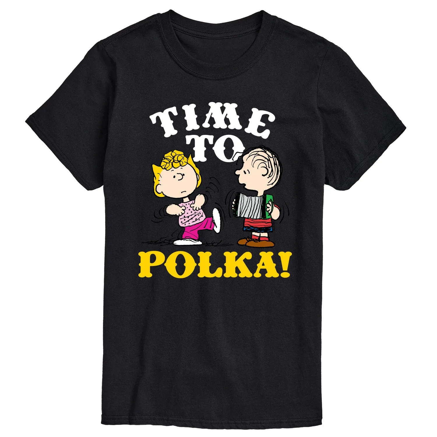 Peanuts - Time To Polka - Men's Short Sleeve Graphic T-Shirt sold by Zulily product image thumbnail 2