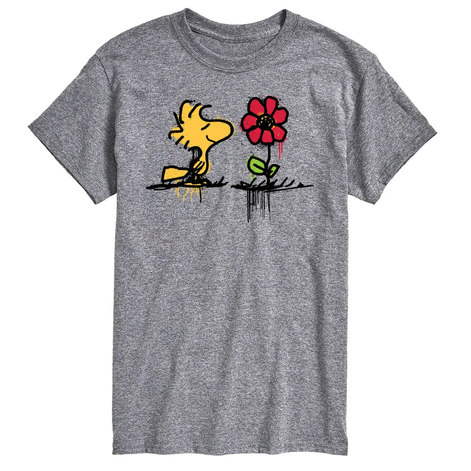 Peanuts - Woodstock Rose - Men's Short Sleeve Graphic T-Shirt sold by Zulily