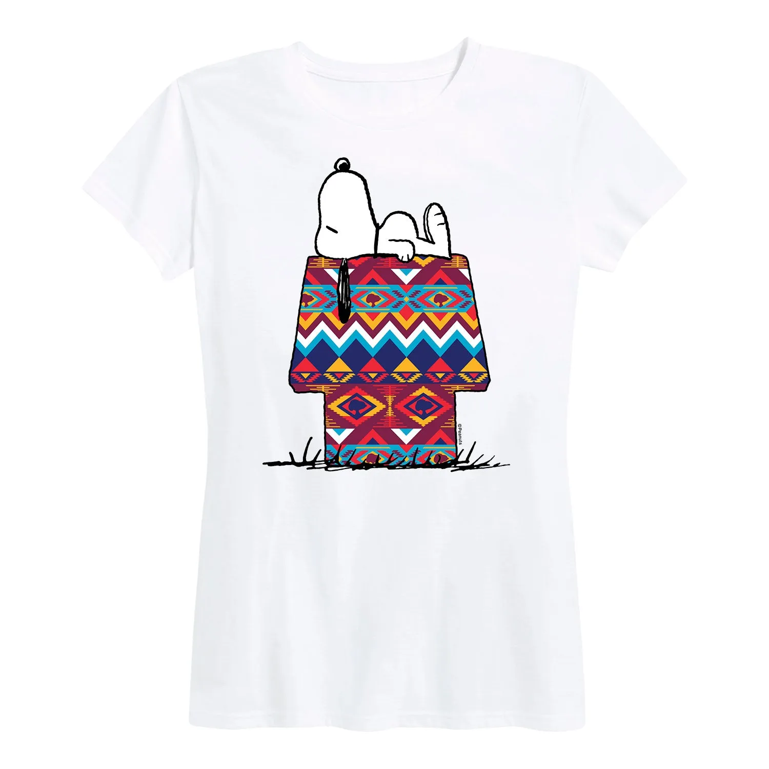 Peanuts - Snoopy Western Blanket Fill - Women's Short Sleeve Graphic T-Shirt sold by Zulily product image thumbnail 2