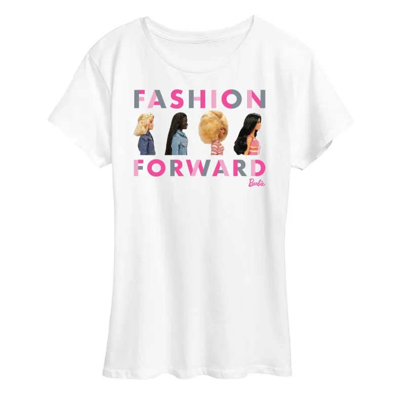 Barbie - Fashion Forward - Women's Short Sleeve Graphic T-Shirt sold by Zulily