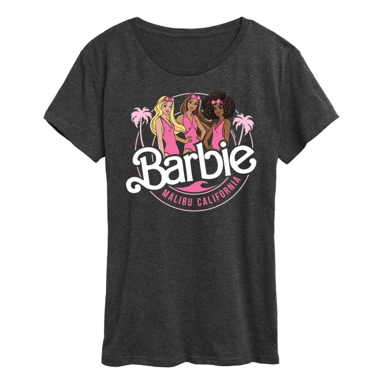 Barbie - Malibu California - Girl Gang - Women's Short Sleeve Graphic T-Shirt sold by Zulily