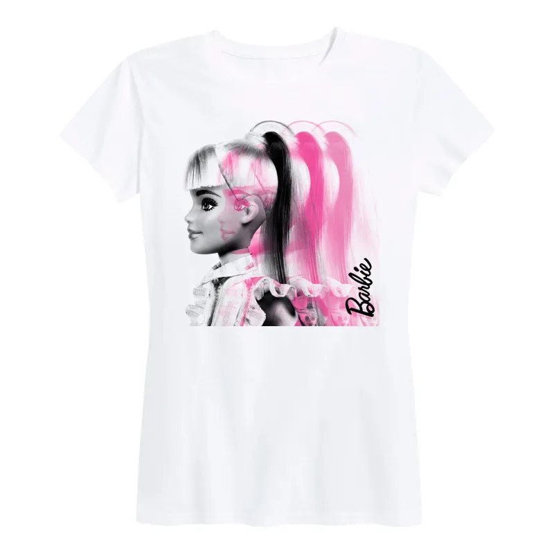 Barbie - Pink Profile - Women's Short Sleeve Graphic T-Shirt sold by Zulily