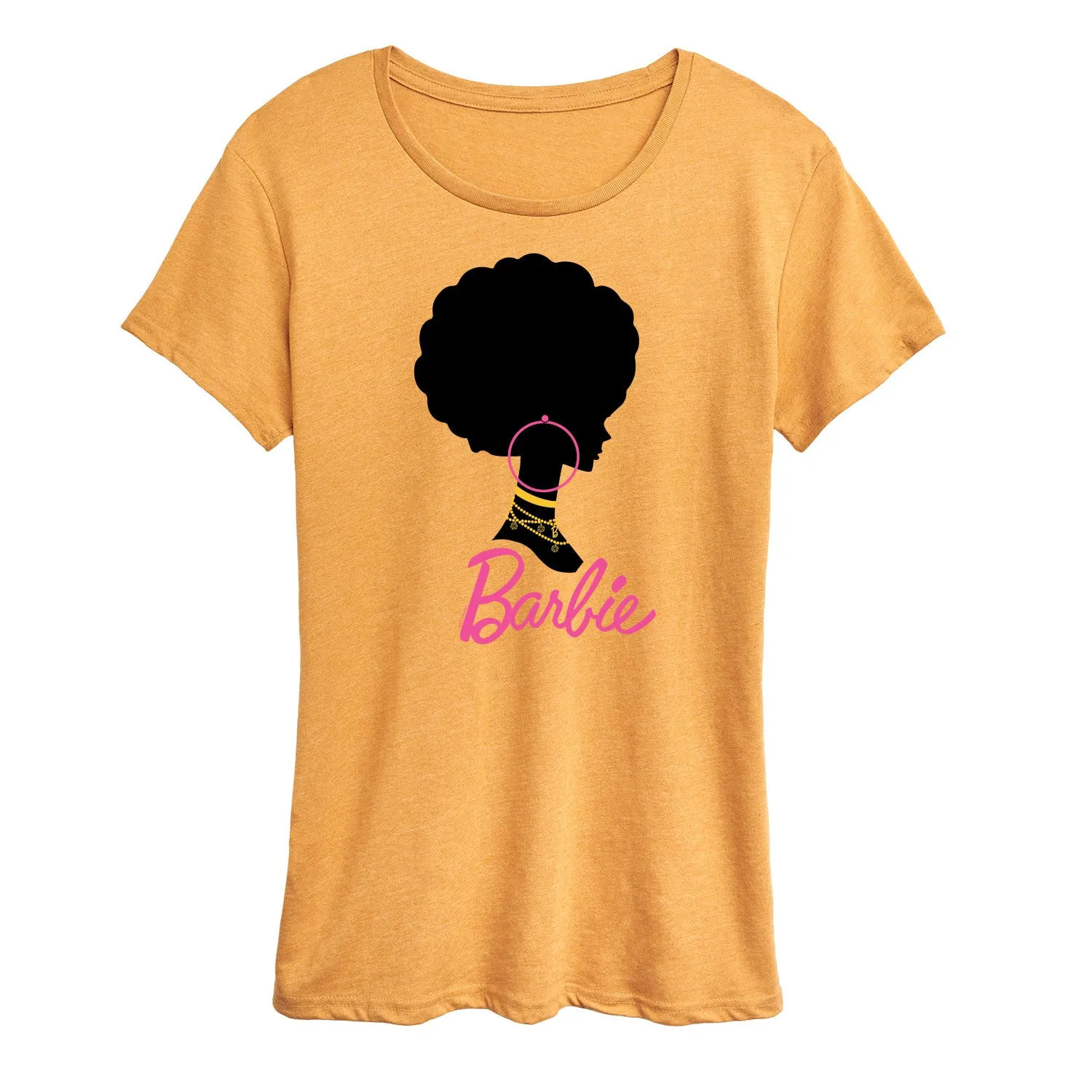 Barbie - Afros & Hoops - Women's Short Sleeve Graphic T-Shirt sold by Zulily