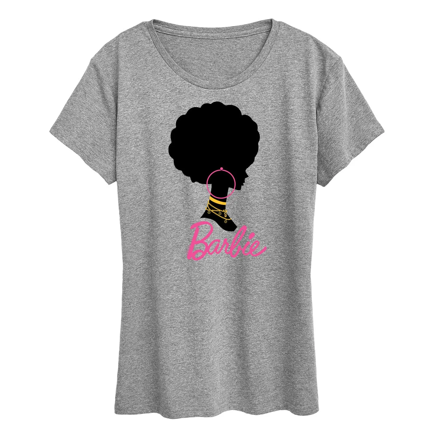Barbie - Afros & Hoops - Women's Short Sleeve Graphic T-Shirt sold by Zulily product image thumbnail 2