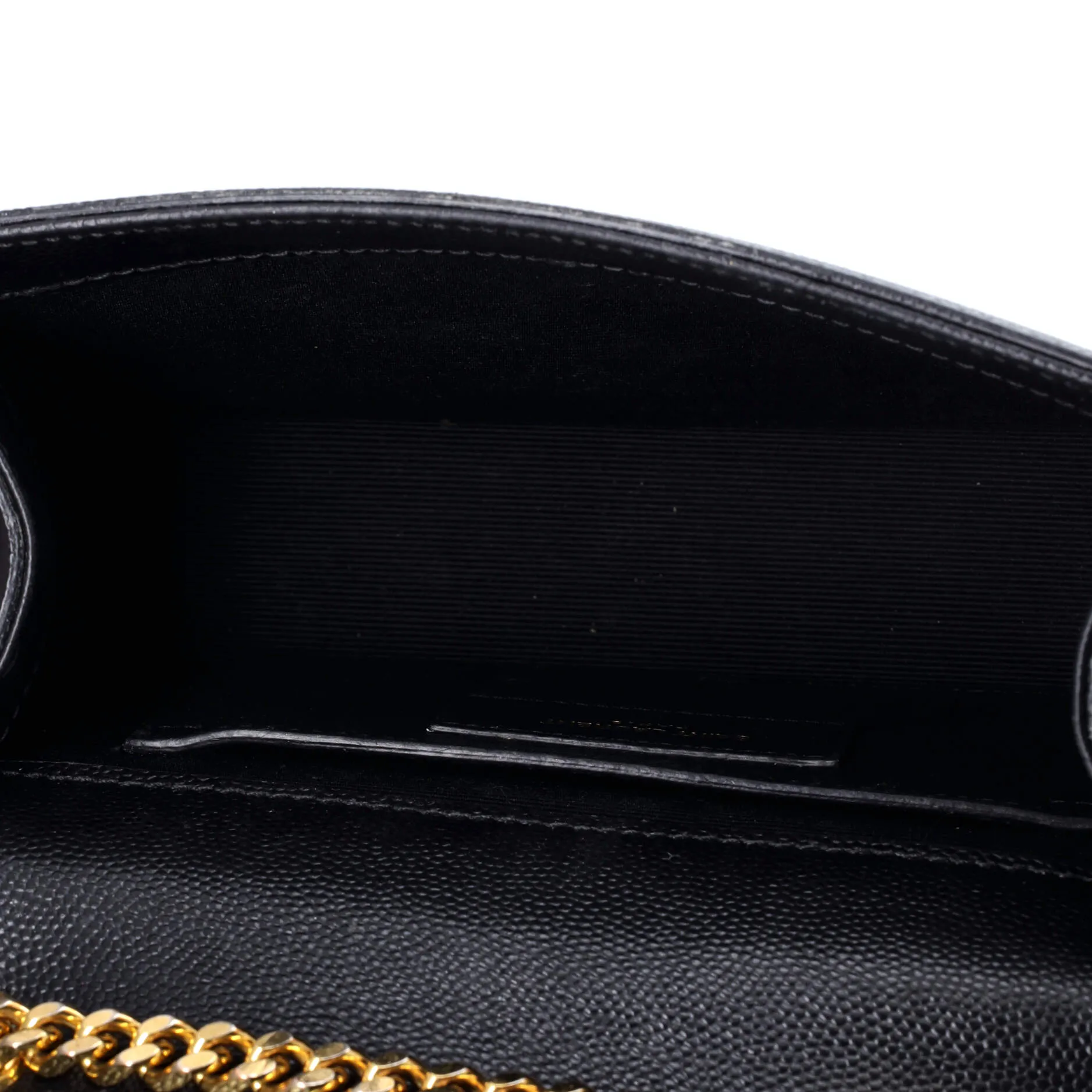 Pre-Loved Saint Laurent Classic Monogram Crossbody Bag Grainy Leather Small sold by Zulily product image thumbnail 5