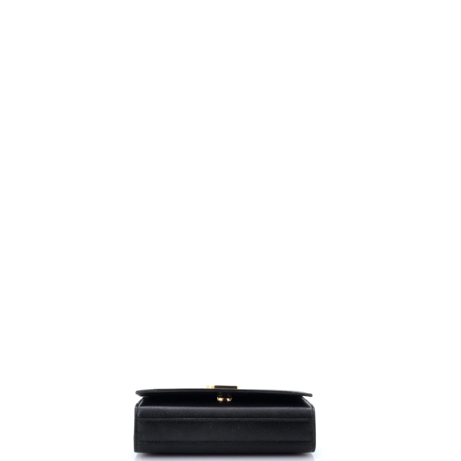 Pre-Loved Saint Laurent Classic Monogram Crossbody Bag Grainy Leather Small sold by Zulily product image thumbnail 4