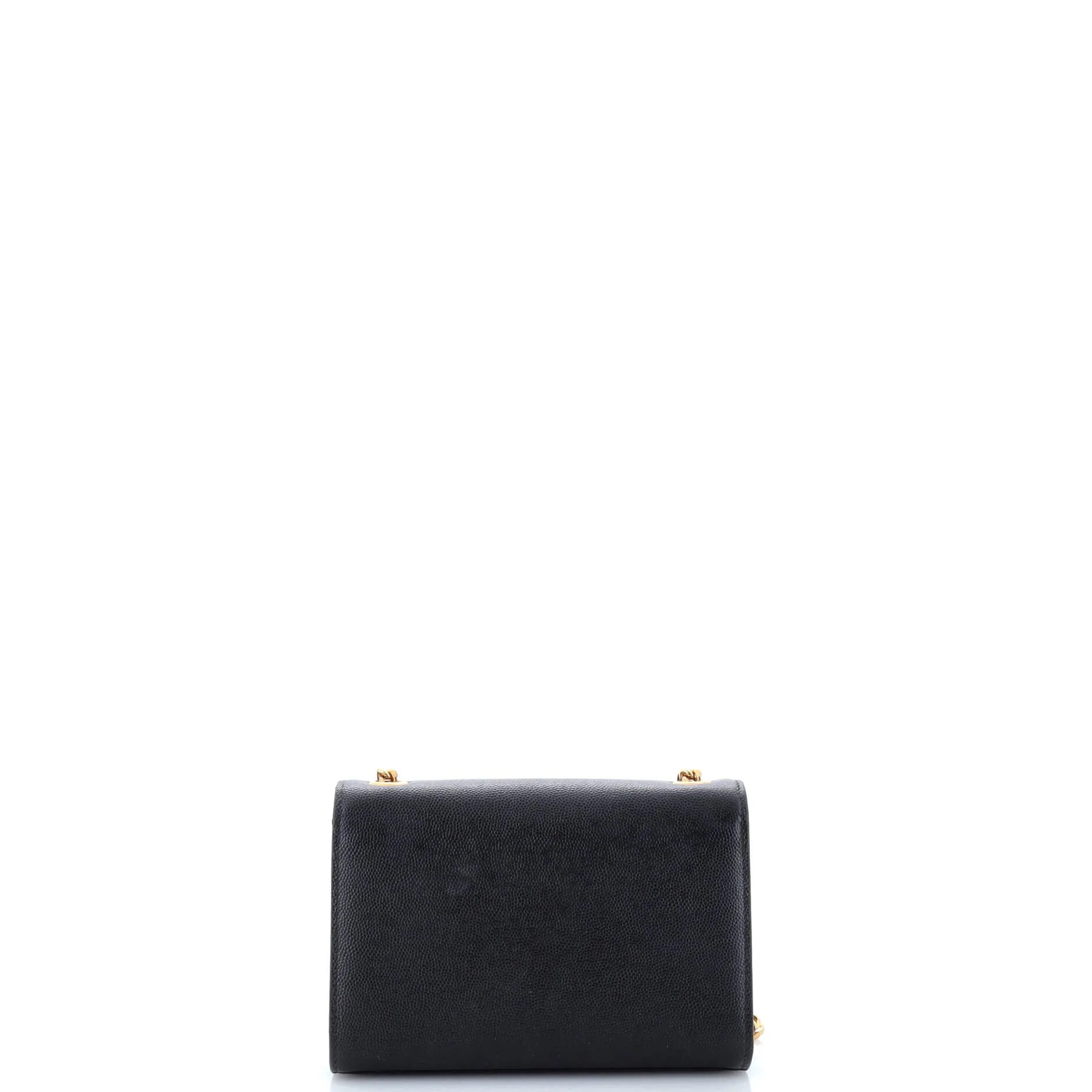 Pre-Loved Saint Laurent Classic Monogram Crossbody Bag Grainy Leather Small sold by Zulily product image thumbnail 3
