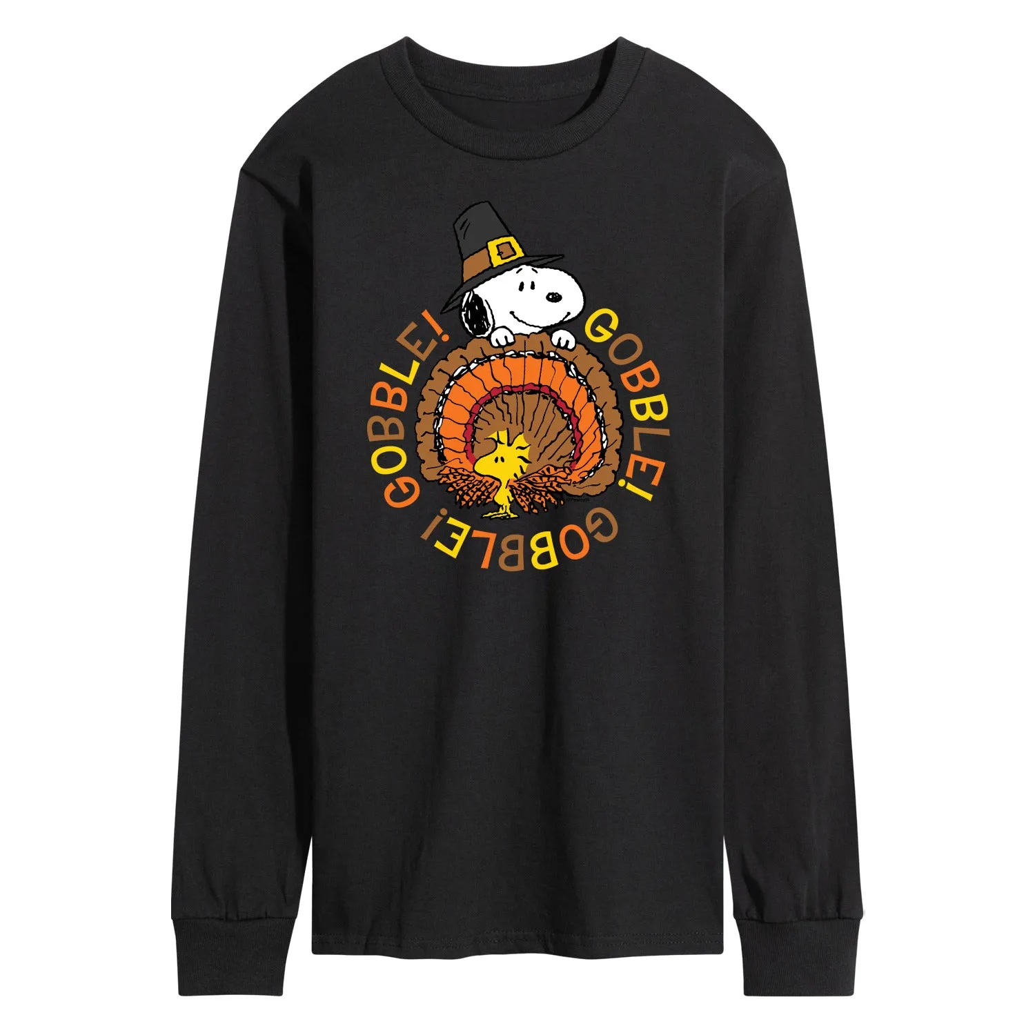 Peanuts - Gobble Gobble - Men's Long Sleeve T-Shirt sold by Zulily
