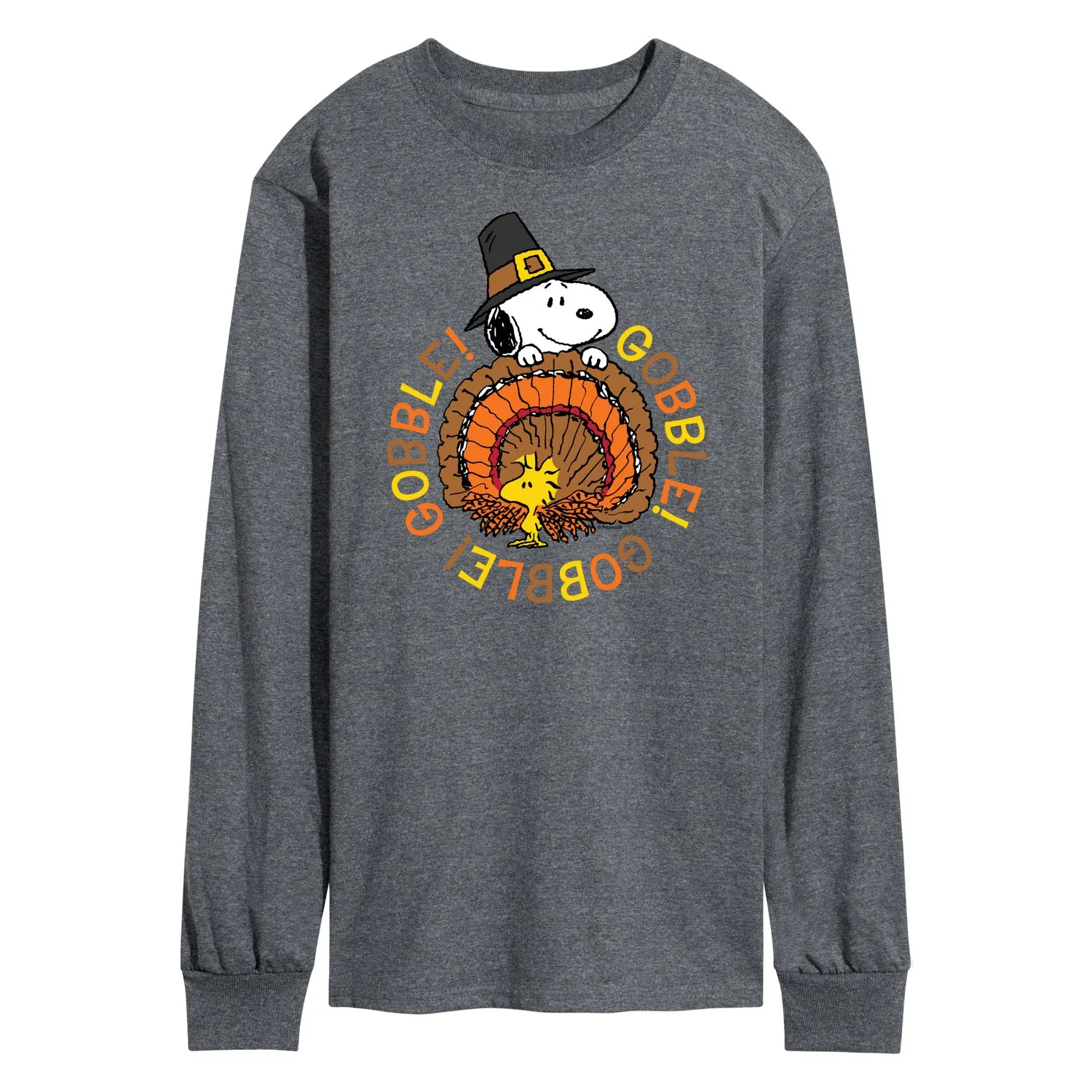 Peanuts - Gobble Gobble - Men's Long Sleeve T-Shirt sold by Zulily product image thumbnail 2