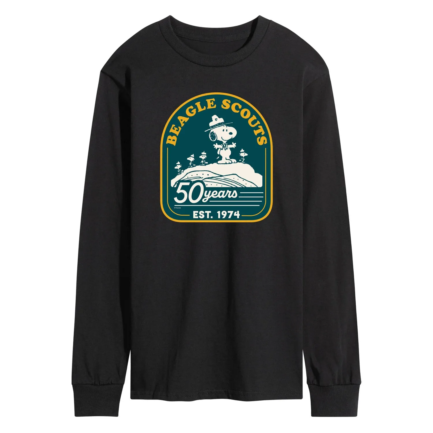 Peanuts - Fifty Years Mountain Top - Men's Long Sleeve T-Shirt sold by Zulily product image thumbnail 2