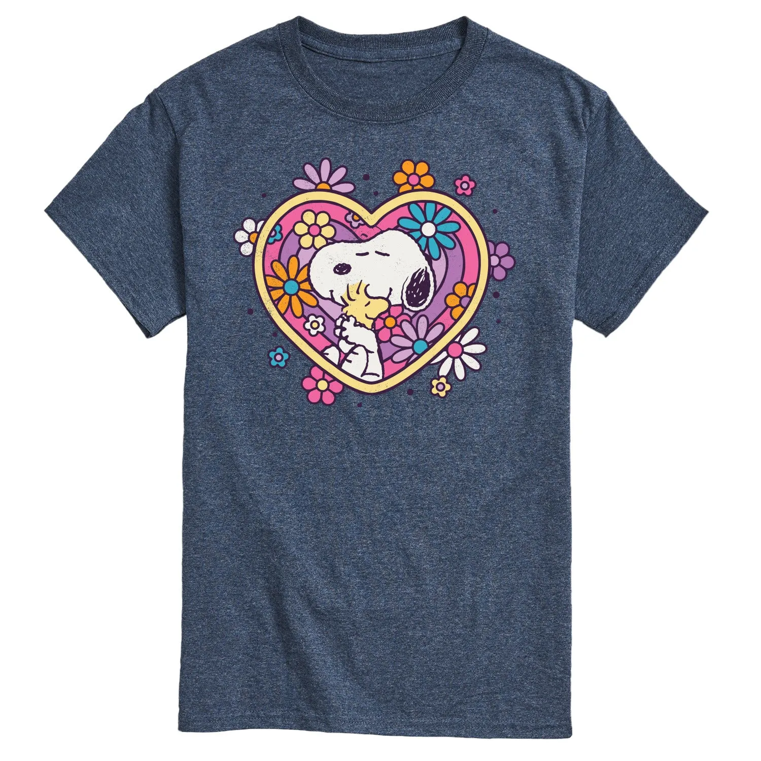 Peanuts - Hug Heart Flower - Men's Short Sleeve Graphic T-Shirt sold by Zulily product image thumbnail 2