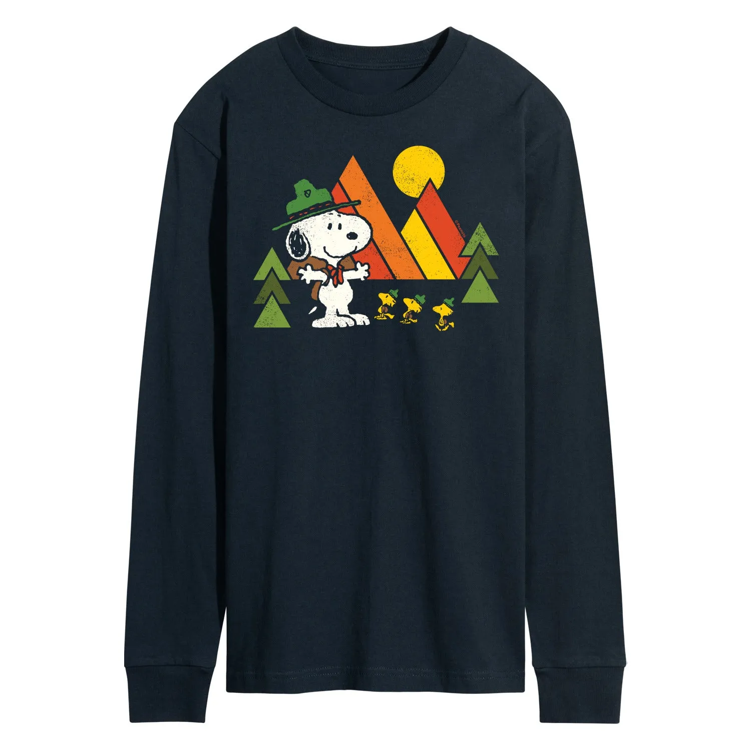 Peanuts - Retro Trailblazers - Men's Long Sleeve T-Shirt sold by Zulily product image thumbnail 3