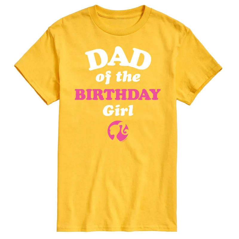 Barbie - Dad of The Birthday Girl - Men's Short Sleeve Graphic T-Shirt sold by Zulily