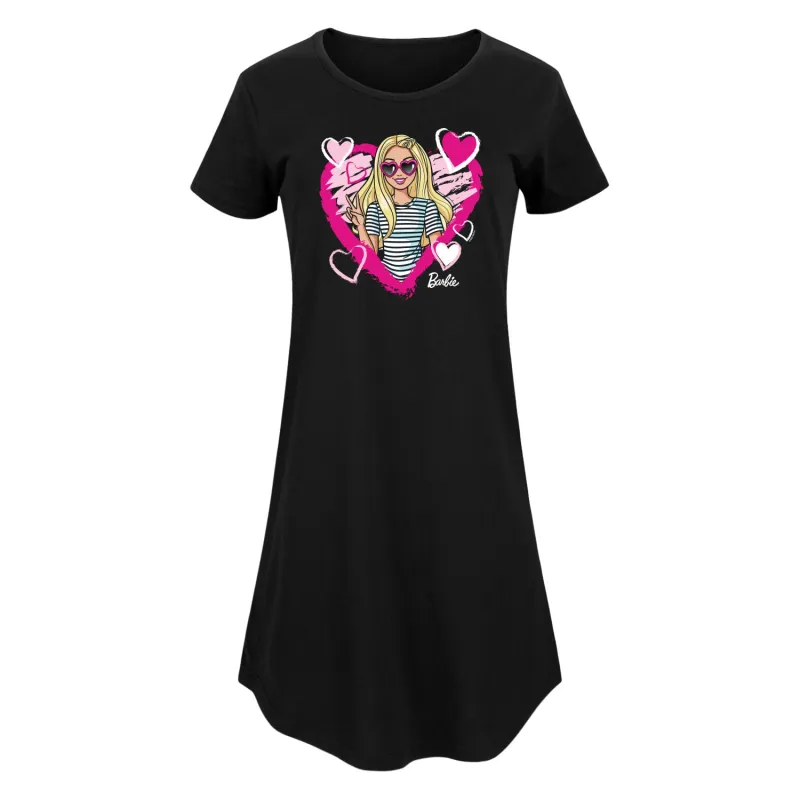 Barbie - Sketchy Hearts Barbie - Women's Any Way Dress sold by Zulily