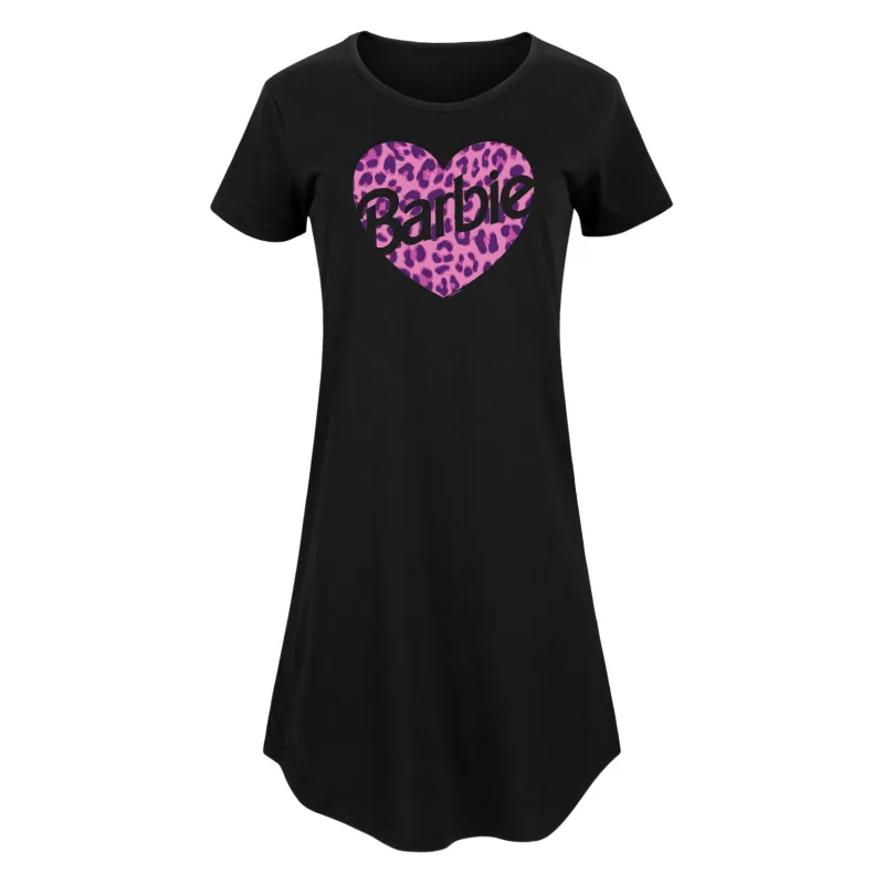 Barbie - Leopard Heart with Logo - Women's Any Way Dress sold by Zulily