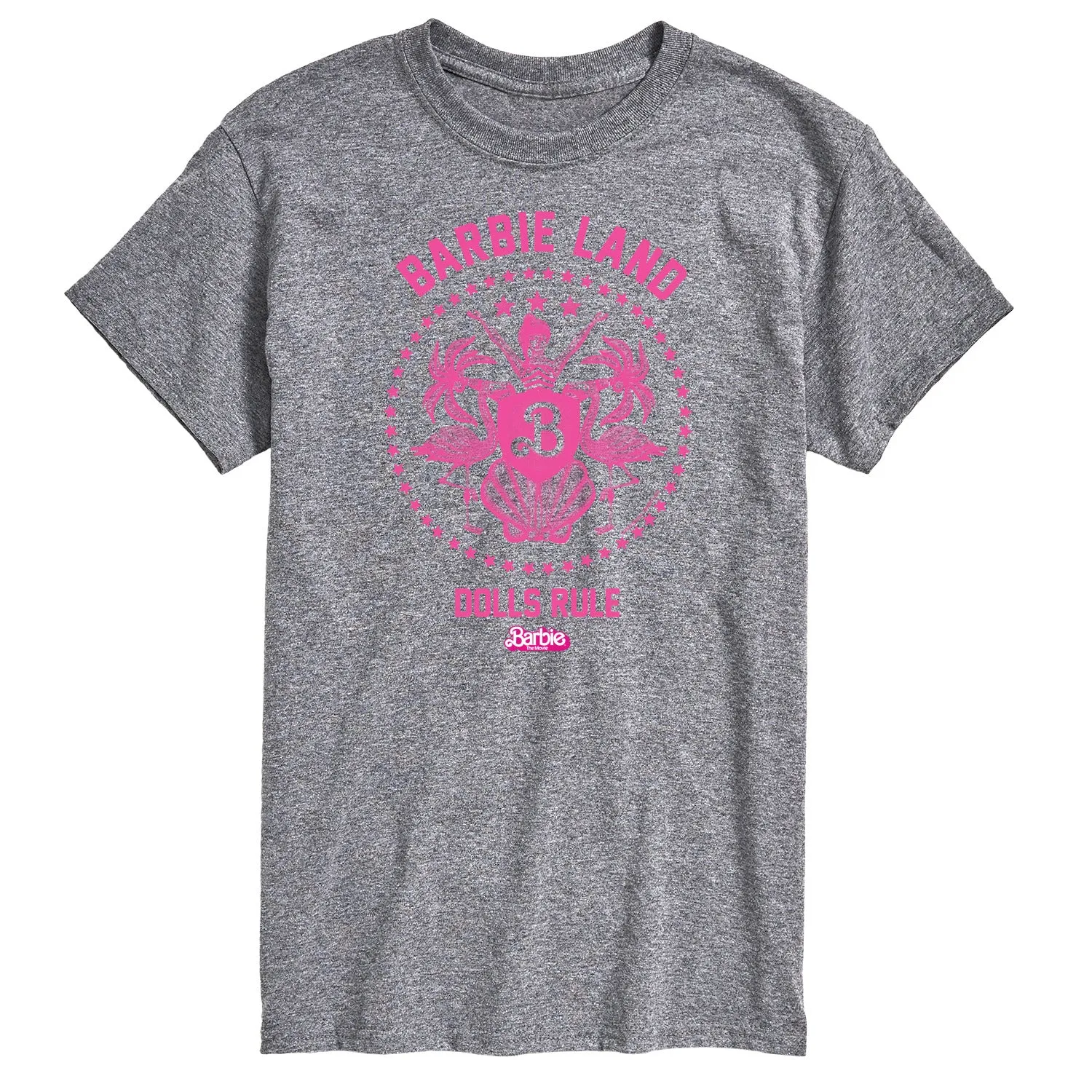 Barbie the Movie - Barbie Land - Dolls Rule - Men's Short Sleeve Graphic T-Shirt sold by Zulily