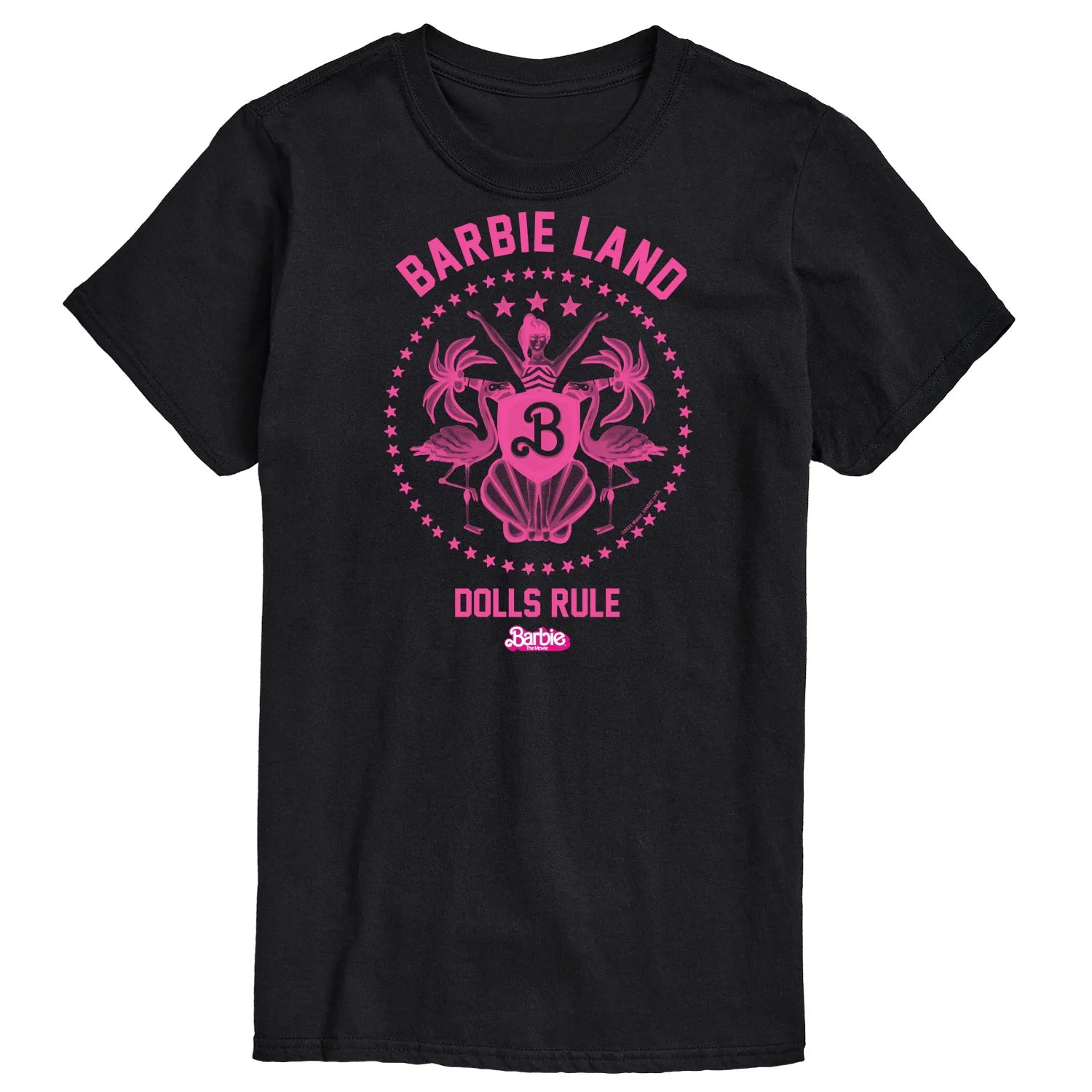 Barbie the Movie - Barbie Land - Dolls Rule - Men's Short Sleeve Graphic T-Shirt sold by Zulily product image thumbnail 2