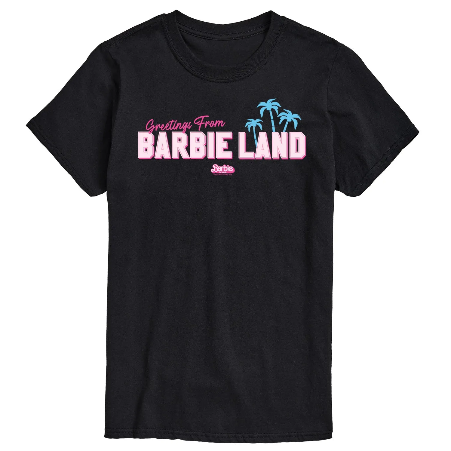 Barbie the Movie - Greetings from Barbie Land - Men's Short Sleeve Graphic T-Shirt sold by Zulily product image thumbnail 2