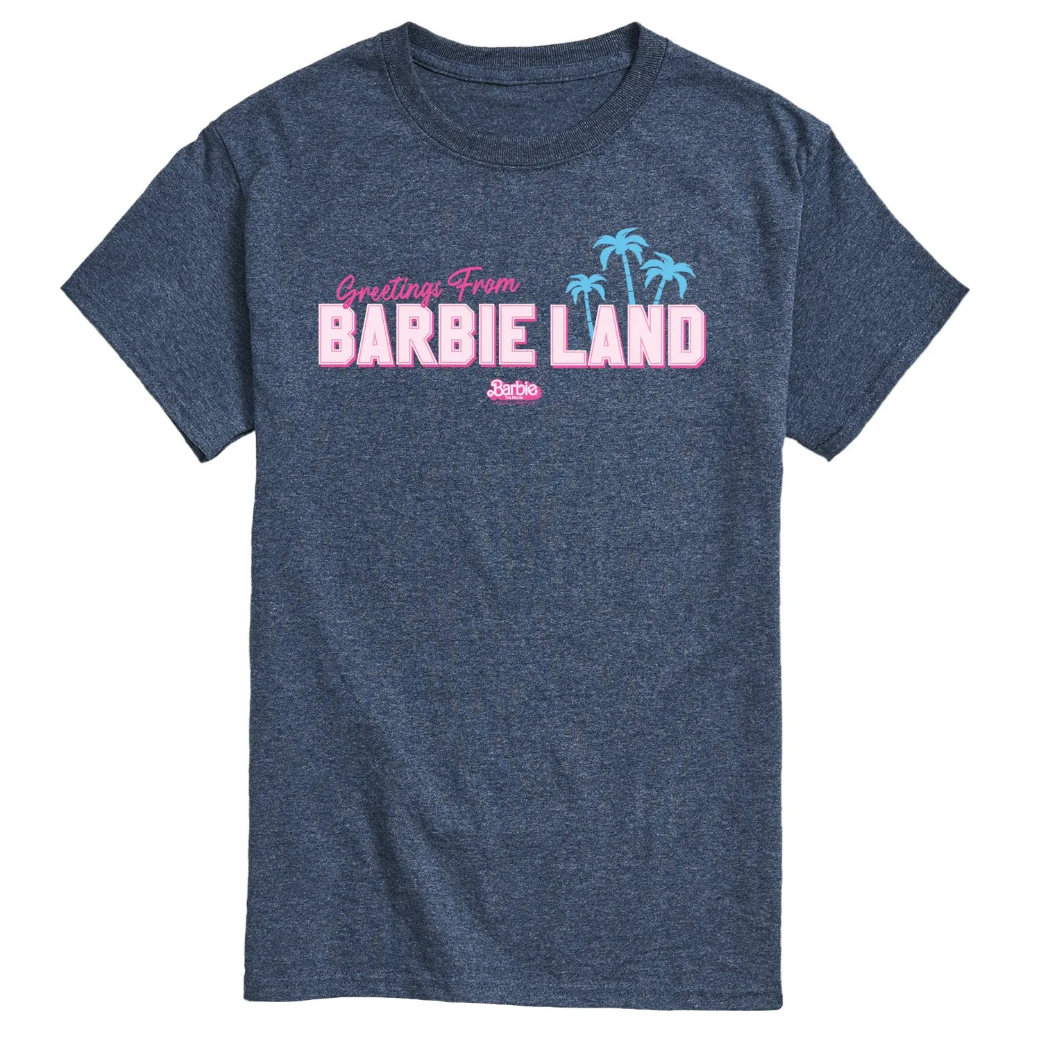 Barbie the Movie - Greetings from Barbie Land - Men's Short Sleeve Graphic T-Shirt sold by Zulily product image thumbnail 3