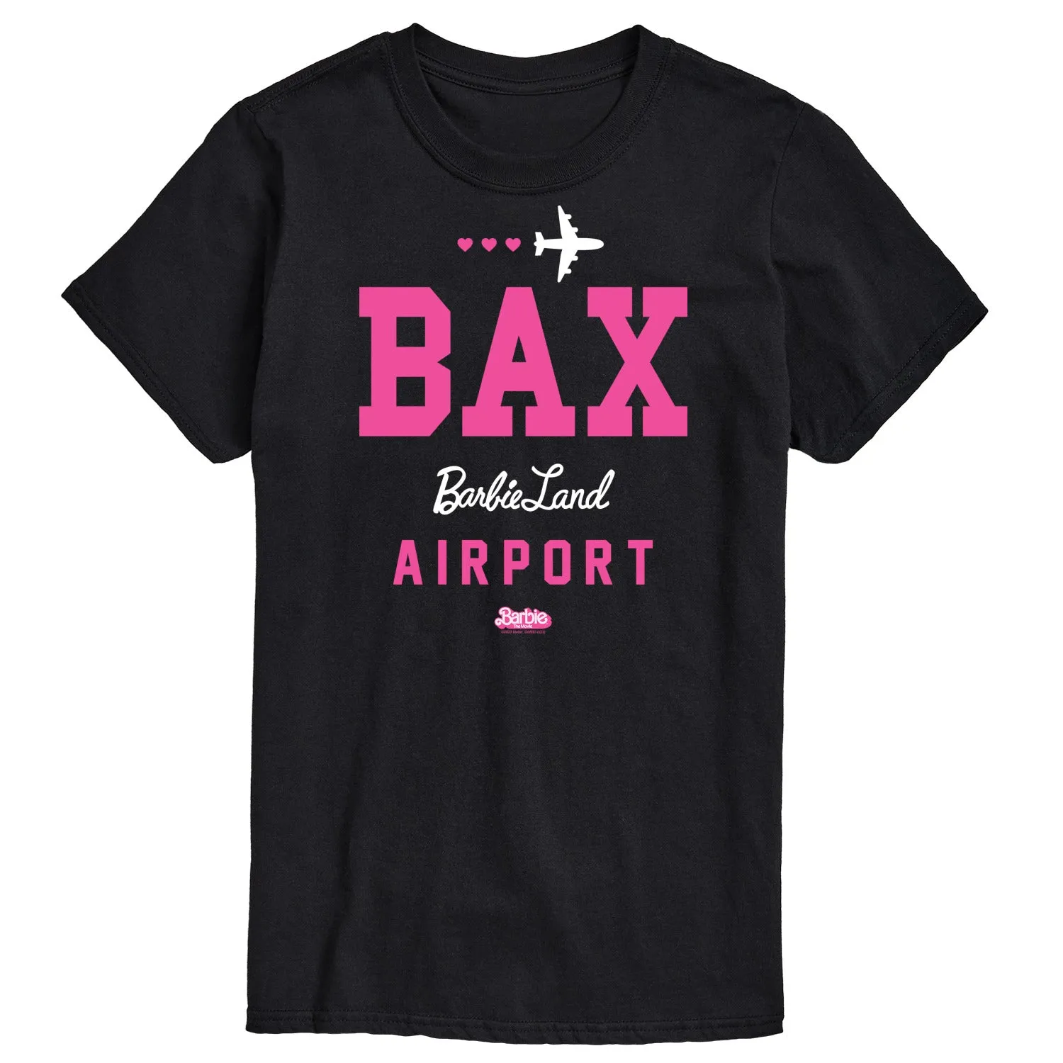 Barbie the Movie - BAK - Barbie Land Airport - Men's Short Sleeve Graphic T-Shirt sold by Zulily product image thumbnail 2