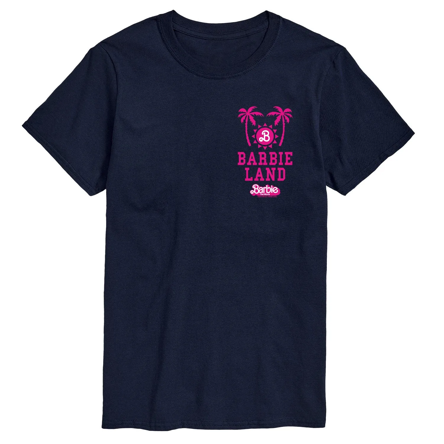 Barbie - Barbie Land Palm Trees & Sun - Men's Short Sleeve Graphic T-Shirt sold by Zulily product image thumbnail 2