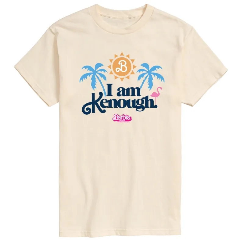 Barbie The Movie - I Am Kenough Palm Trees - Men's Short Sleeve Graphic T-Shirt sold by Zulily